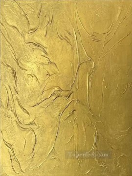 ag002 Abstract Gold Leaf Ölgemälde